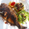 Fresh dorade on grill